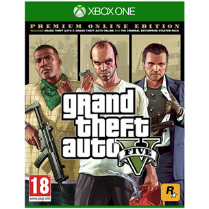 Xbox One game Grand Theft Auto V Premium Online Edition 5026555360005