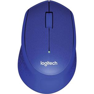 Logitech M330 Silent Plus, тихая работа, синий - Беспроводная лазерная/оптическая мышь 910-004910