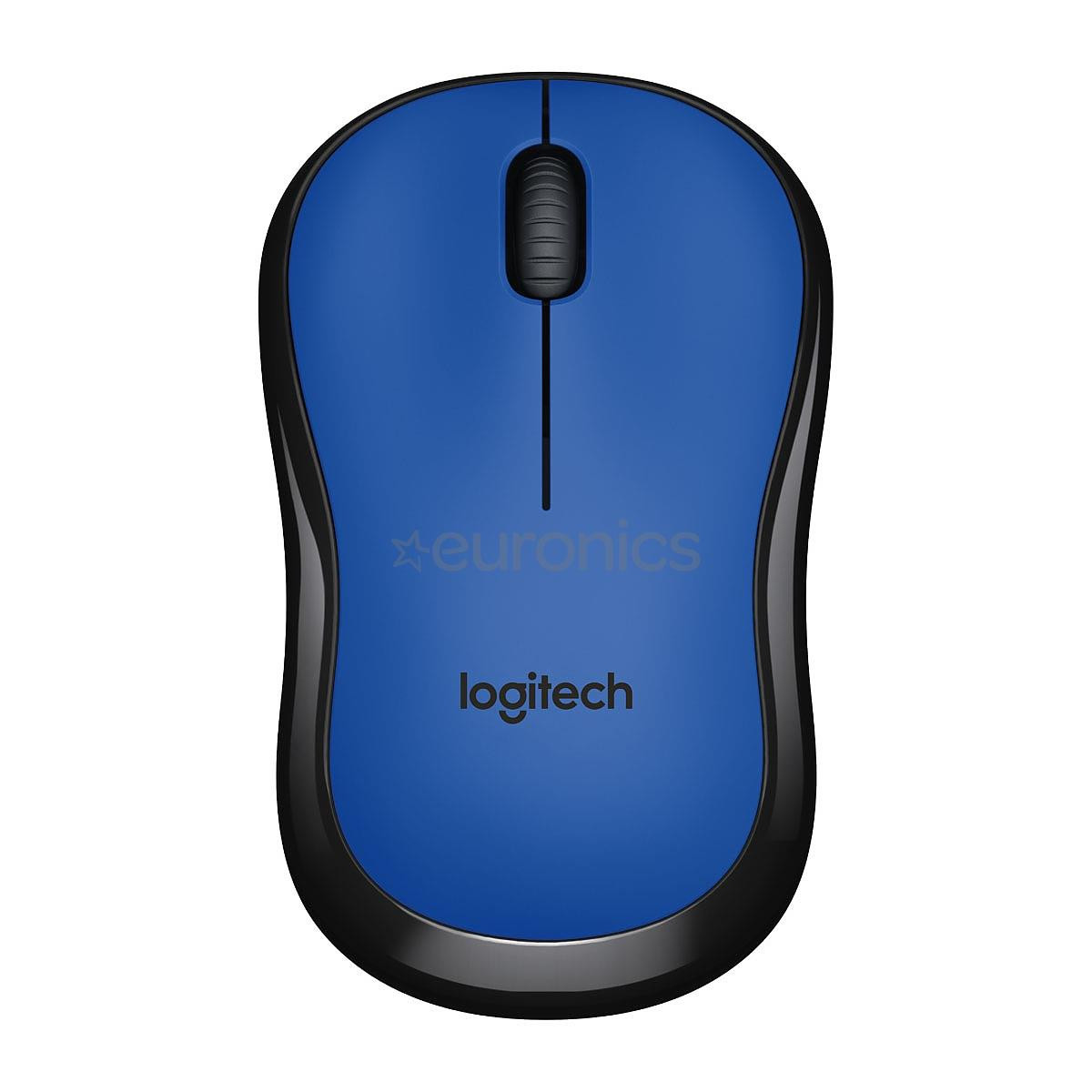 Logitech M220 Silent, vaikne, sinine - Juhtmevaba optiline hiir