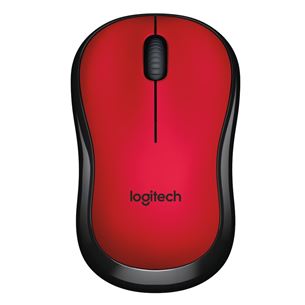 Logitech M220 Silent, красный - Беспроводная оптическая мышь 910-004880