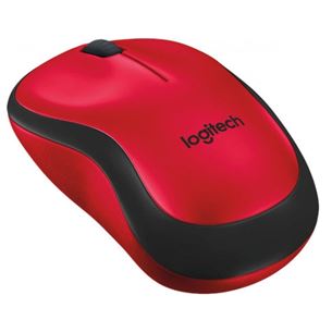 Logitech M220 Silent, красный - Беспроводная оптическая мышь