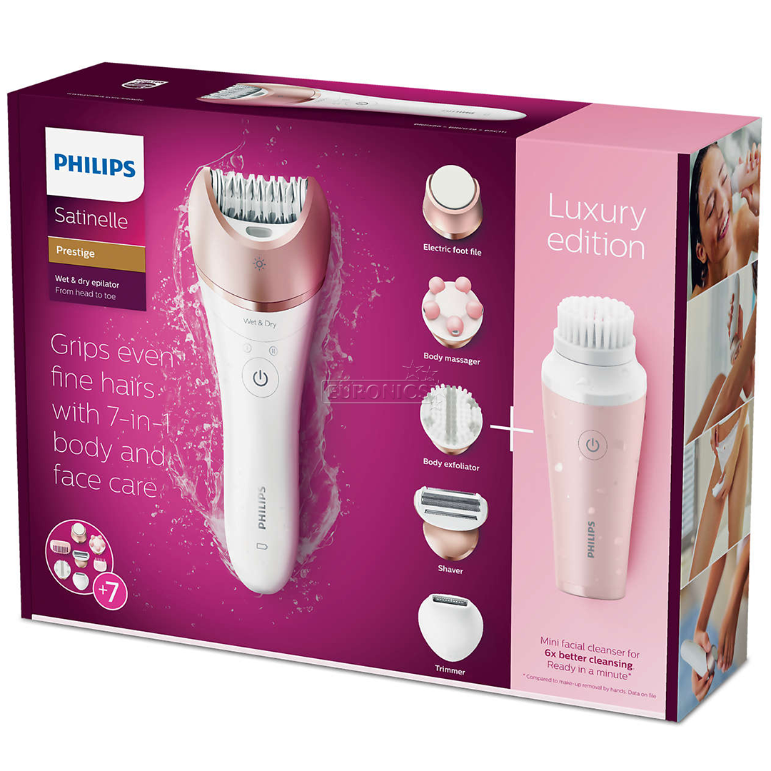 Märg- ja kuivkasutusega epilaator Philips Satinelle Prestige