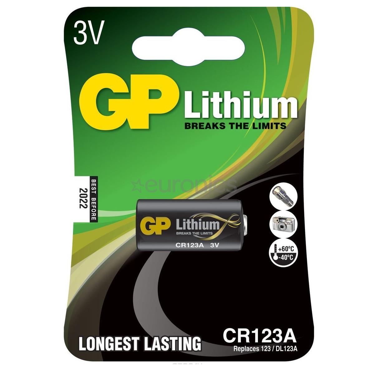 Battery CR123A, GP