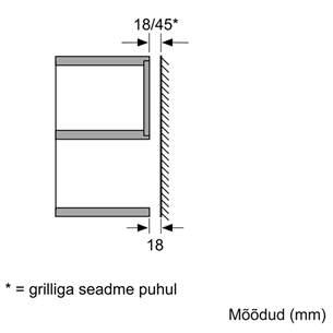 Built-in microwave Bosch (17 L)