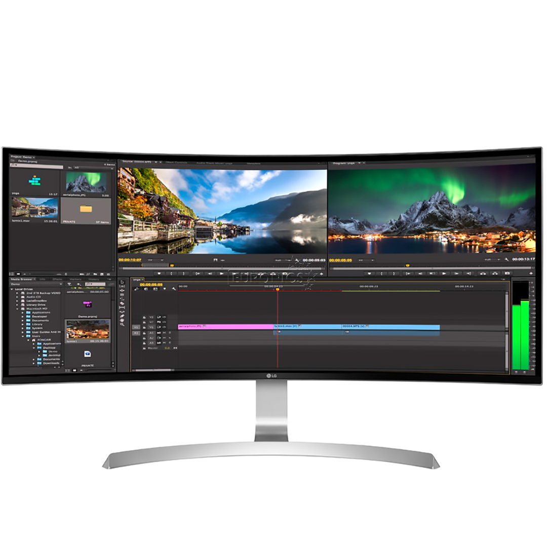 34" nõgus QHD LED IPS-monitor LG