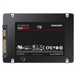 Samsung 860 PRO, 2.5", SATA 3.0, 1 TB - SSD