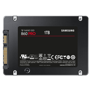 Samsung 860 PRO, 2,5", SATA 3.0, 1 TB - SSD