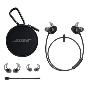 Bose SoundSport, черные - Беспроводные внутриканальные наушники