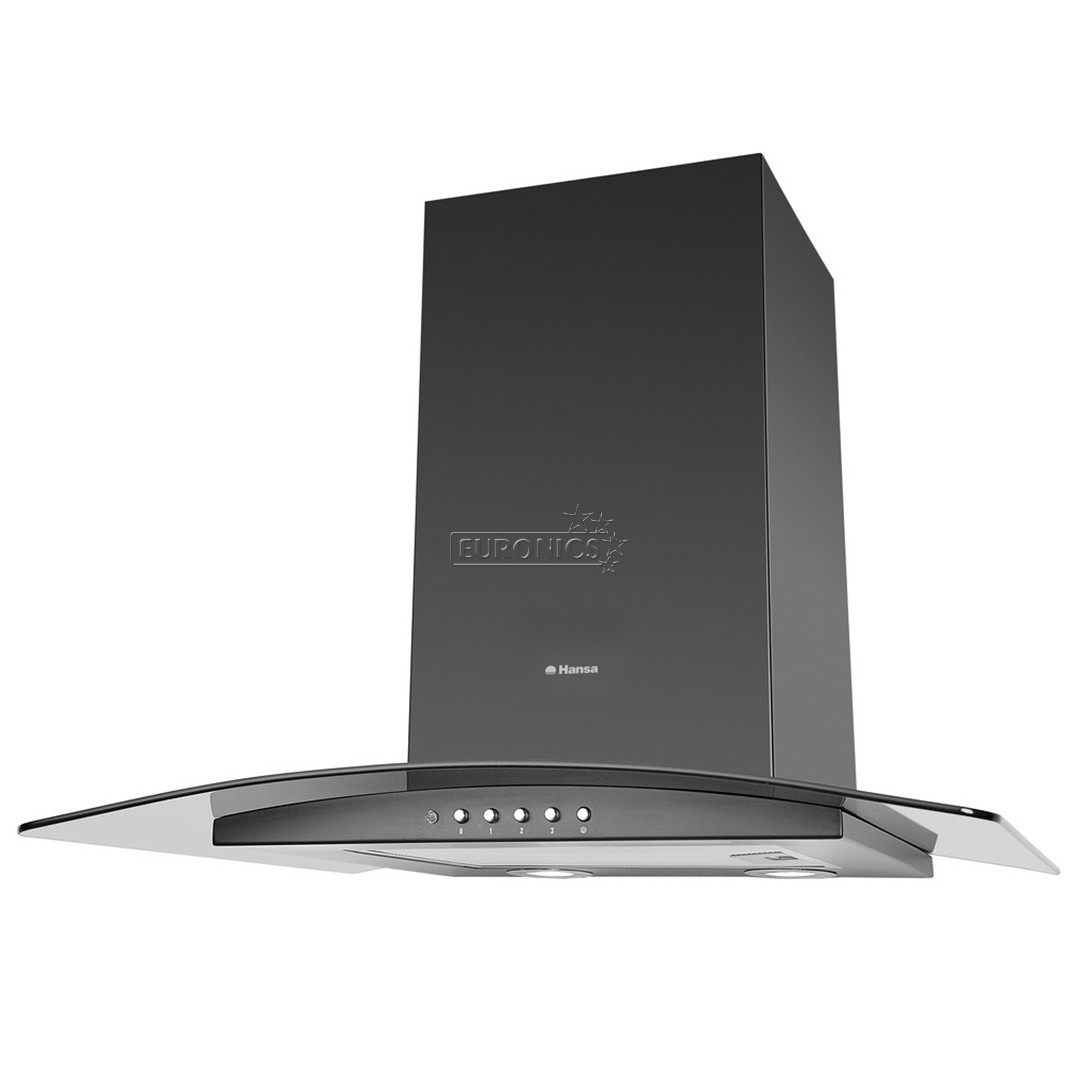 Hansa, 330 m³/h, laius 60 cm, must - Õhupuhasti
