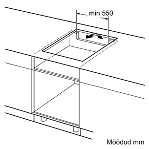 Built - in induction hob Bosch