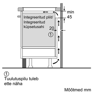 Integreeritav induktsioonpliidiplaat Bosch