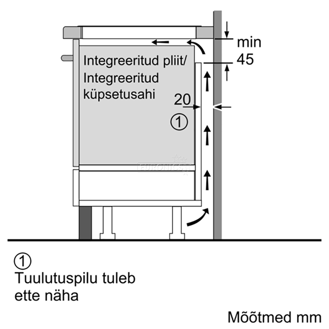 Built - in induction hob Bosch