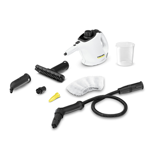 Kärcher SC1 Premium, white/black - Handheld steam cleaner