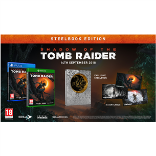 PS4 game Shadow of the Tomb Raider Steelbook