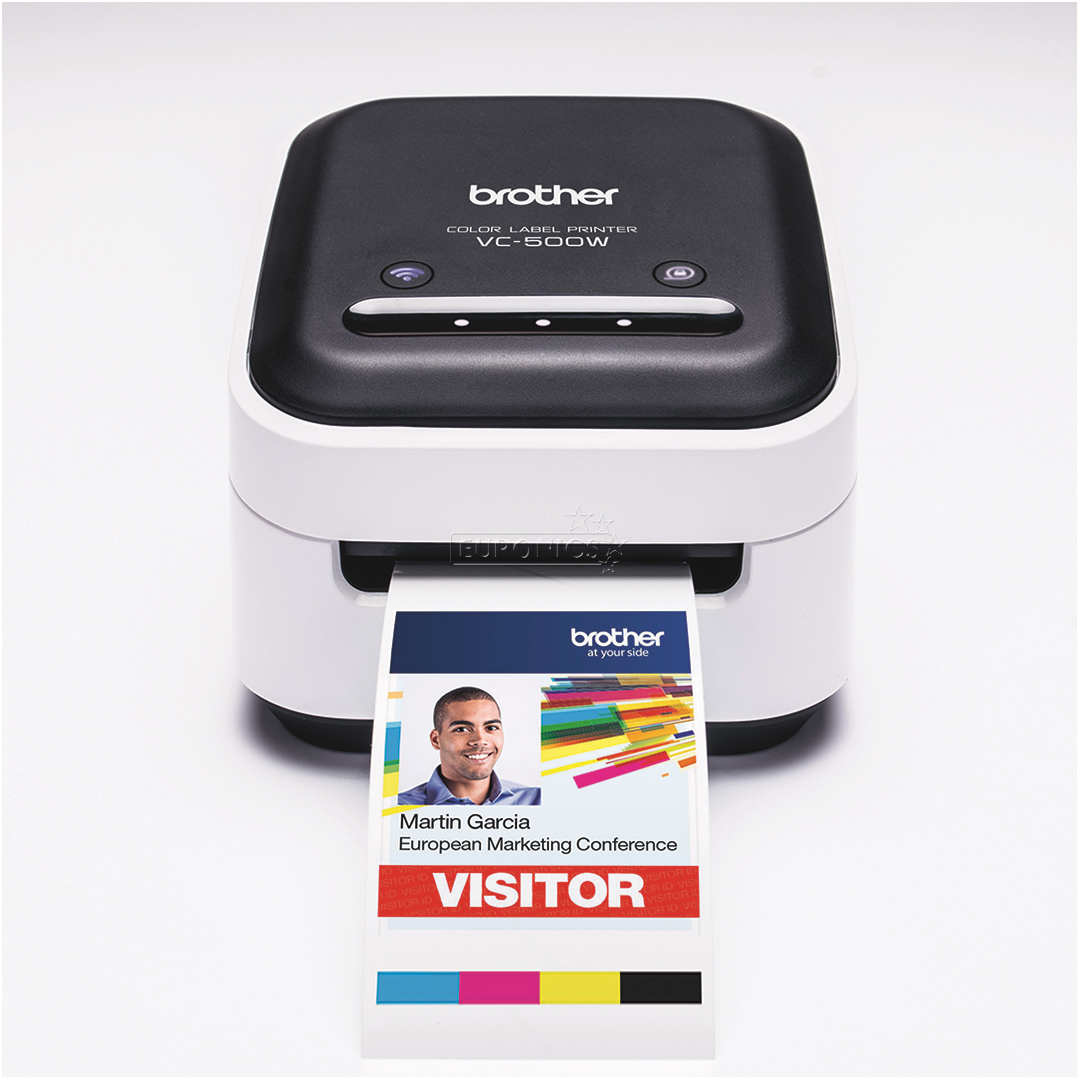 Brother VC500W, WiFi, white/black - Color Label Printer