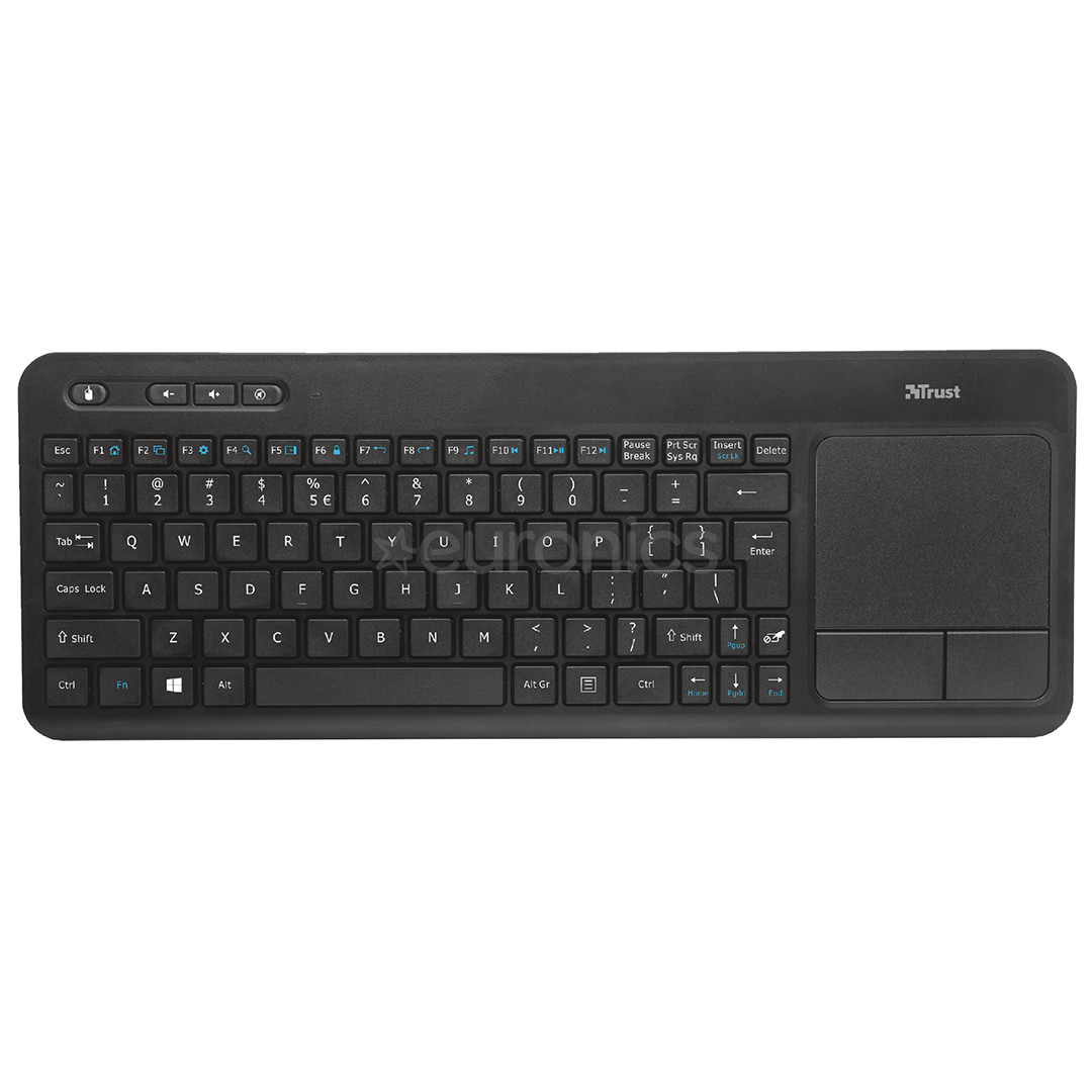 Juhtmevaba klaviatuur Trust Veza Touchpad (RUS)