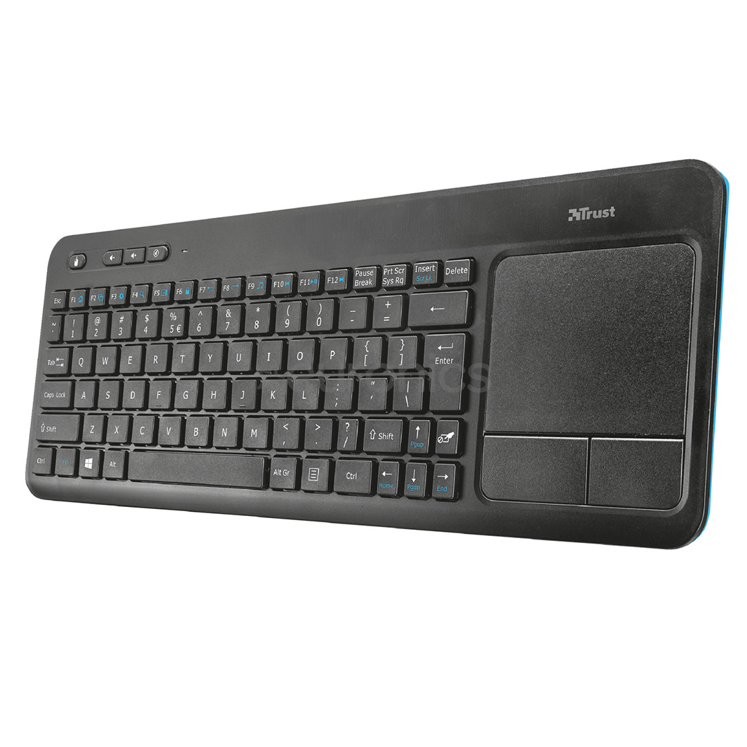 Juhtmevaba klaviatuur Trust Veza Touchpad (RUS)