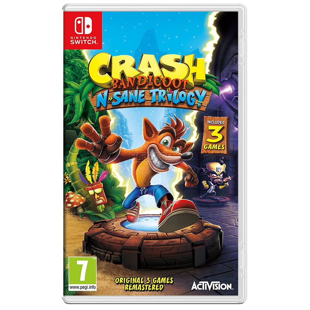 Switch mäng Crash Bandicoot N. Sane Trilogy