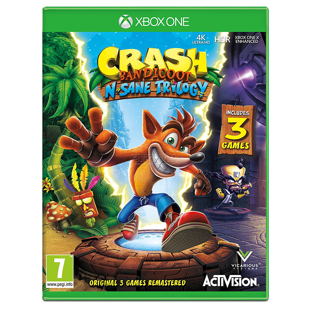 Crash bandicoot n sane trilogy xbox shop one cd key
