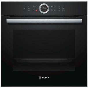 Bosch seeria 8, pürolüütiline puhastus, 71 L, must - Integreeritav ahi
