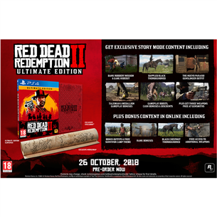 PS4 game Red Dead Redemption 2 Ultimate Edition