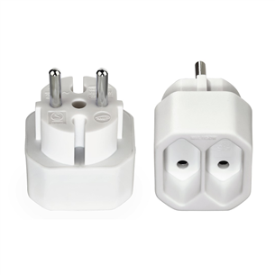 2-way plug Hama (2 pcs)