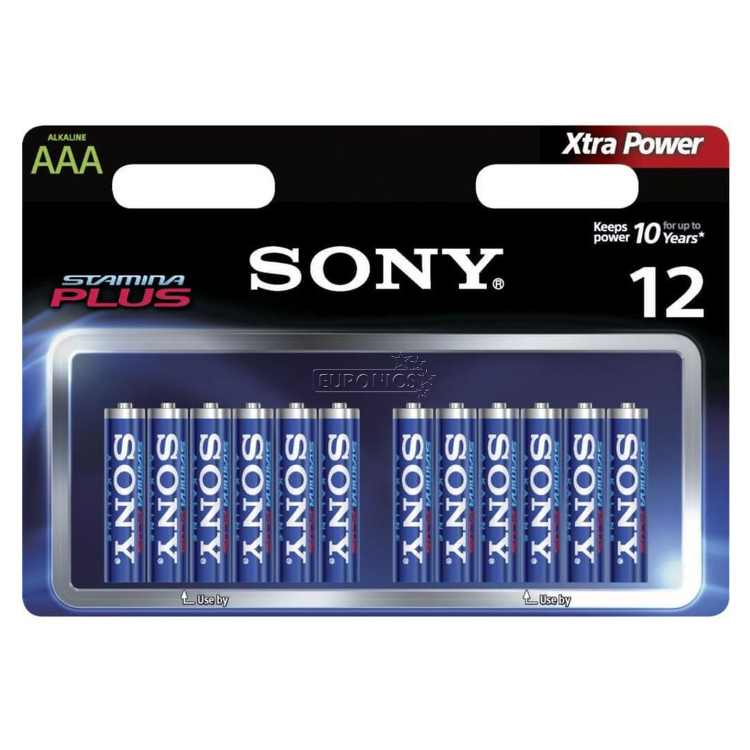 AAА patareid Sony Stamina Plus (12 tk)