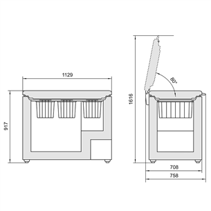 Chest freezer Premium, Liebherr / 200  L