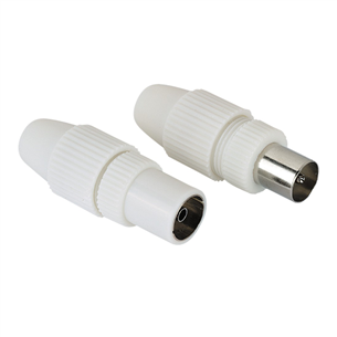 Coax plug and socket Hama