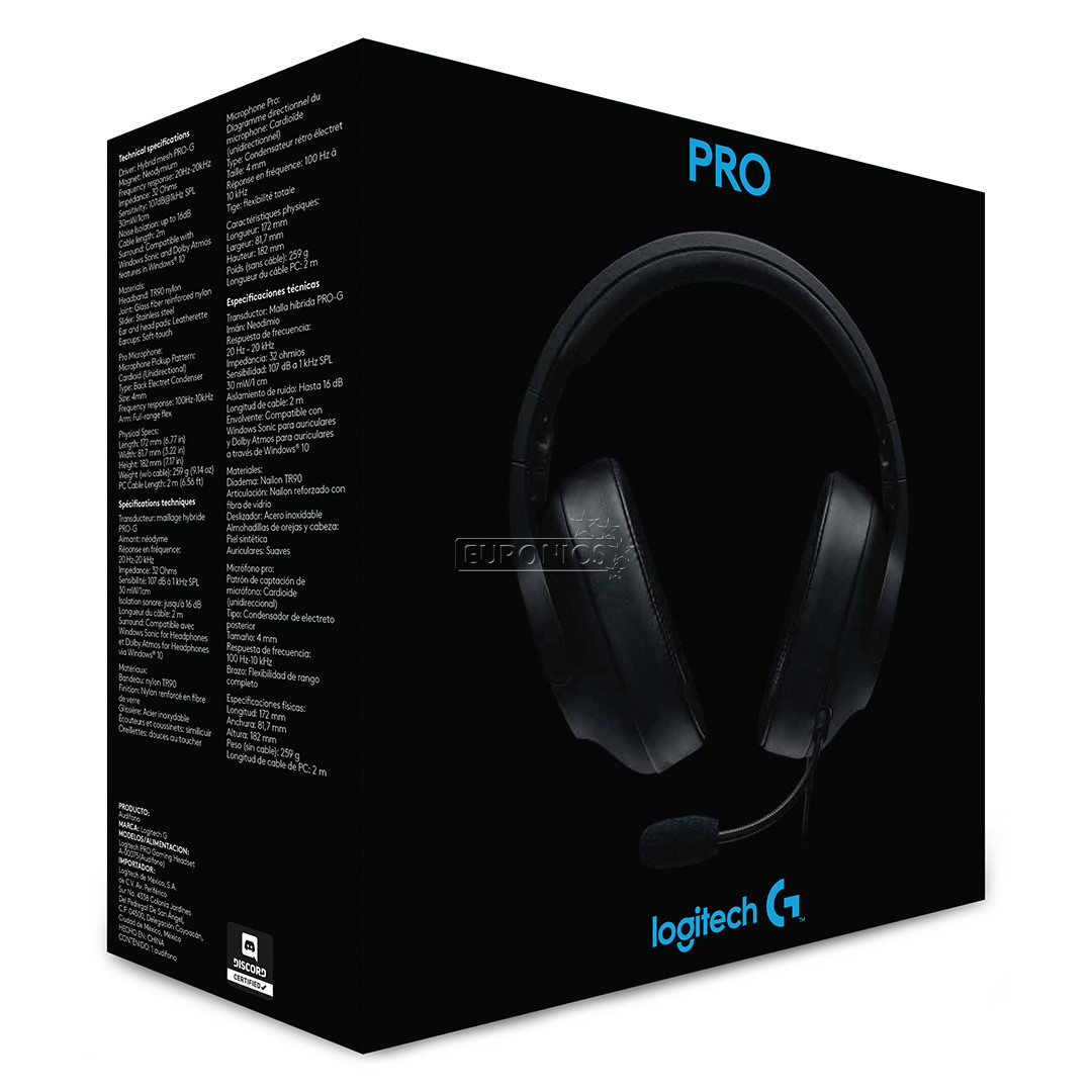 Headset Logitech G Pro