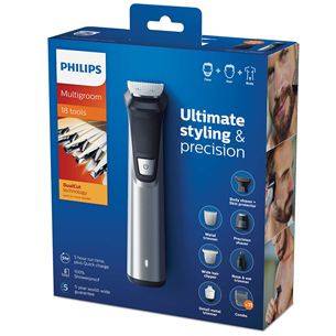 Philips Multigroom 7000 series 18 in 1, black/silver - Beard trimmer