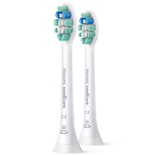 Philips Sonicare C2 Optimal Plaque Defence, 2 pieces, white - Toothbrush heads HX9022/10