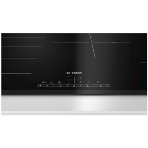 Bosch, 3 cooking zones, width 80.2 cm, frameless, black - Built-in Induction Hob