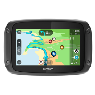 GPS-seade mootorrattale TomTom Rider 450W + autohoidja ja kandekott