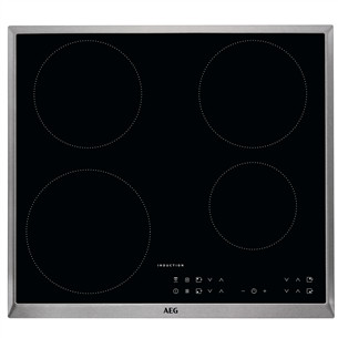 AEG 3000 Basic, laius 57,6 cm, terasraamiga, must - Integreeritav induktsioonpliidiplaat
