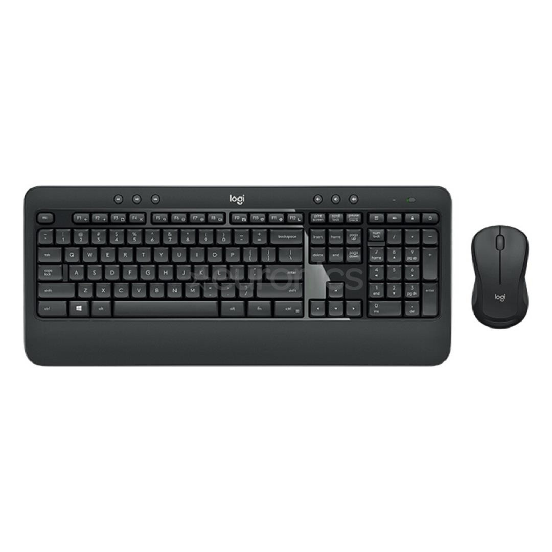 Logitech MK540, US, черный - Беспроводная клавиатура + мышь