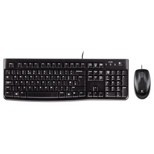 Logitech MK120, RUS, must - Klaviatuur + hiir