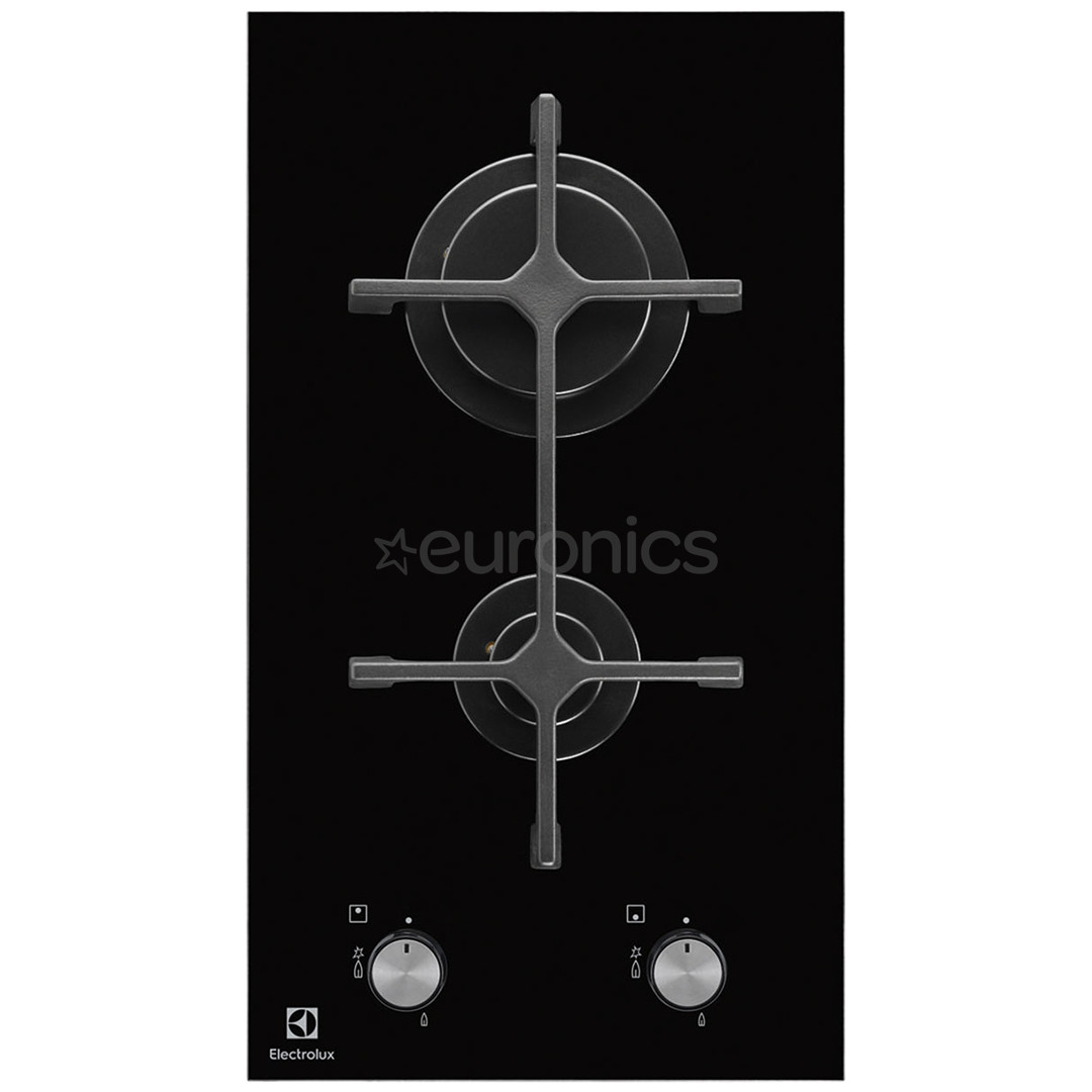 Electrolux, laius 29 cm, must - Integreeritav gaasipliidiplaat