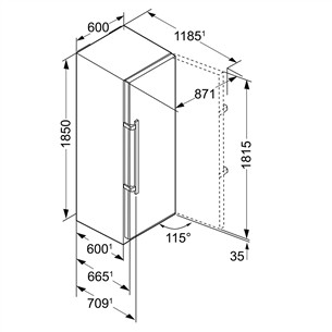 Cooler Liebherr (185 cm)