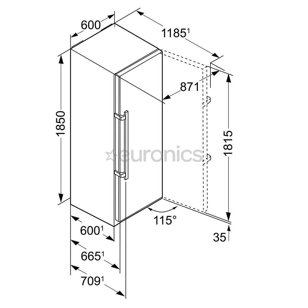 Cooler Liebherr (185 cm)