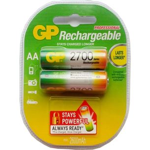 Rechargeable batteries AA, GP / 2600mAh / 2 psc