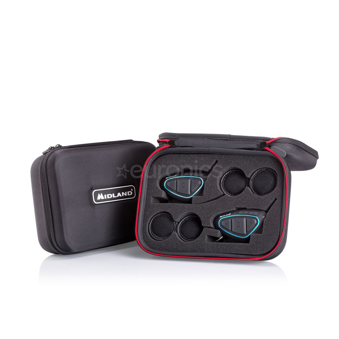 Mootorratturi raadiosaatjad Midland BTX2 PRO (2 tk)