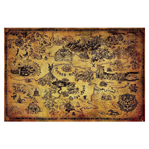 The Legend of Zelda Hyrule map