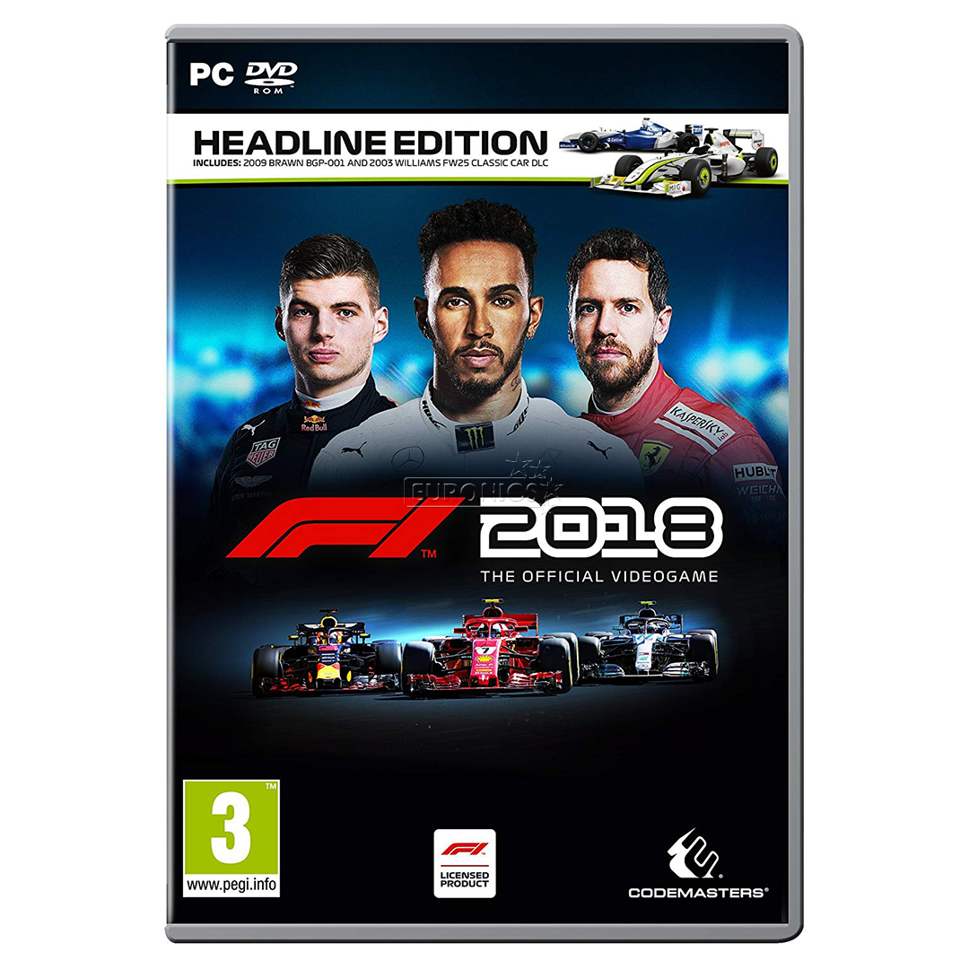 Arvutimäng F1 2018 Headline Edition