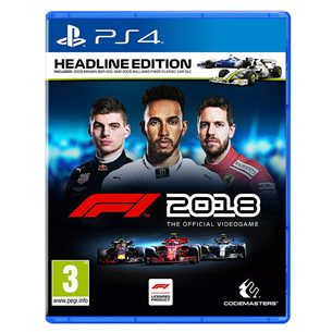 PS4 mäng F1 2018 Headline Edition