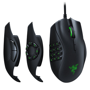 Razer Naga Trinity, must - Juhtmega optiline hiir