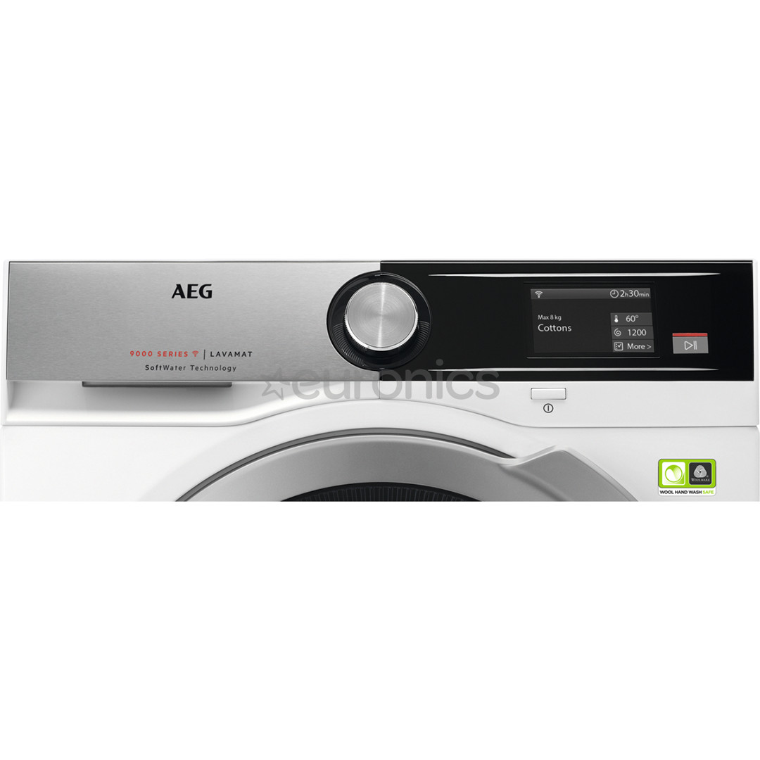 AEG, 9 kg, sügavus 60,5 cm, 1600 p/min - Eestlaetav pesumasin