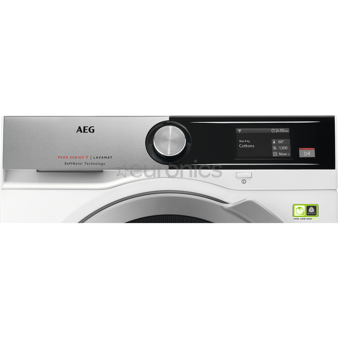 AEG, 9 kg, sügavus 60,5 cm, 1600 p/min - Eestlaetav pesumasin
