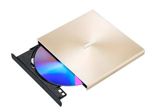 ASUS ZenDrive U9M, золотистый - Внешний читающий/пишущий привод DVD
