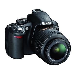 Peegelkaamera D3100 + 18-55 mm VR objektiiv, Nikon